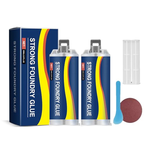 Enhanced Casting Glue,Strong Foundry Glue,Strong Foundry Glue For Metal,High Temperature Resistant Casting Repair,Metal Repair Paste Magic Welding Glue For Repairing All Surfaces (2set) von WWWSENSEN