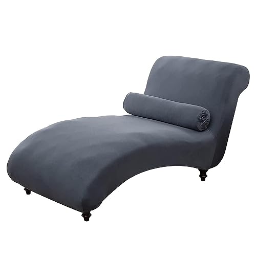 WWYL Chaiselongue Schonbezüge, Bezug für relaxliege Wohnzimmer chaiselongue bezug husse relaxliege bezug für Wohnzimmer liegesessel (Dunkelgrau) von WWYL