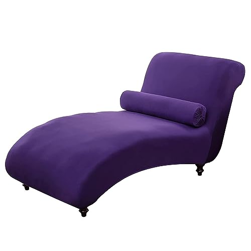 WWYL Chaiselongue Schonbezüge, Bezug für relaxliege Wohnzimmer chaiselongue bezug husse relaxliege bezug für Wohnzimmer liegesessel (Lila) von WWYL