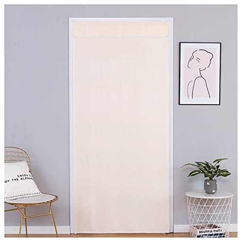 WWYL Türvorhang, Türvorhang, Tür-Trenner, Türkette, japanischer Noren, langer Stil, Vorhang, Tapisserie (Beige, 90 x 120 cm) von WWYL