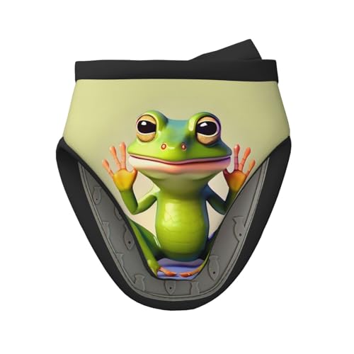 Die lustigen Frosch-Yoga-Silikon-Ofenhandschuhe sind geeignet zum Grillen, Kochen und Backen von WXCJWD