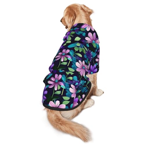 Hunde-Kapuzenpullover, Camellia, Größe XXL, warm und leicht, geeignet für Haustiere im Herbst und Winter von WXCJWD