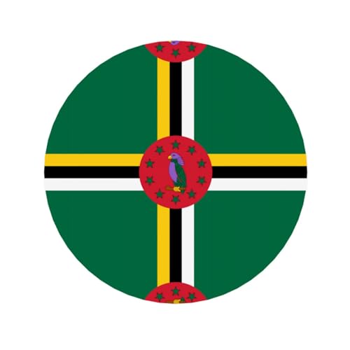Kühlschrankmagnete Flagge des Commonwealth of Dominica geeignet für Whiteboards, Kühlschränke und Dekorationsartikel von WXCJWD