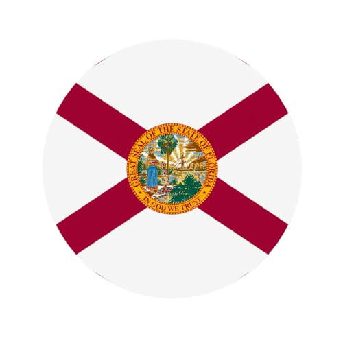 Kühlschrankmagnete mit Flagge von Florida, geeignet für Whiteboards, Kühlschränke und Dekorationsartikel von WXCJWD