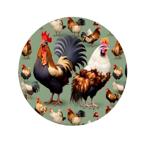Kühlschrankmagnete mit Hahn und Huhn, geeignet für Whiteboards, Kühlschränke und Dekorationsartikel von WXCJWD