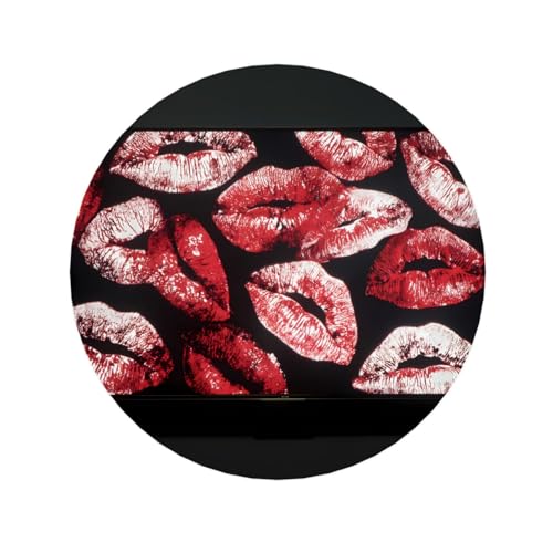 Lippenstiftmarkierungen auf dem gesamten Bildschirm. Kühlschrankmagnete, geeignet für Whiteboards, Kühlschränke und Dekorationsartikel Lippenstiftmarkierungen auf dem gesamten Bildschirm. Kühlschrankmagnete, geeignet für Whiteboards, Kühlschränke und Dekorationsartikel von WXCJWD