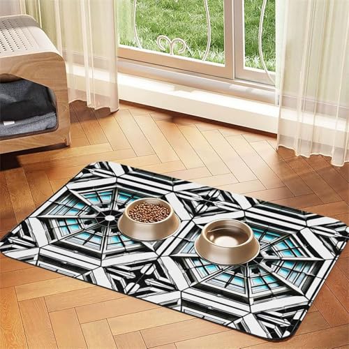 Octagon Building Pet saugfähige Leder-Tischdecke, geeignet für Hunde oder Katzen von WXCJWD