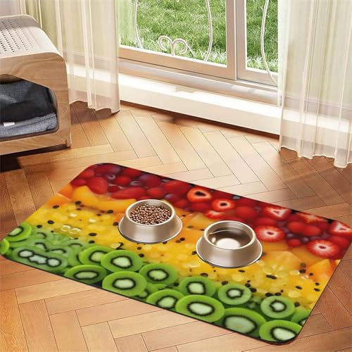 Saugfähige Leder-Tischdecke mit frischem Obst, geeignet für Hunde oder Katzen Saugfähige Leder-Tischdecke mit frischem Obst, geeignet für Hunde oder Katzen von WXCJWD
