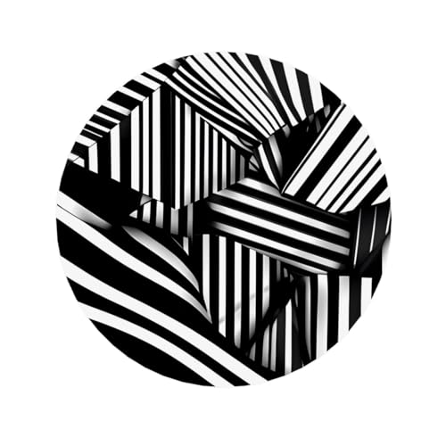 Schwarz-weiße geometrische Linien Kühlschrankmagnete, geeignet für Whiteboards, Kühlschränke und Dekorationsartikel Schwarz-weiße geometrische Linien Kühlschrankmagnete, geeignet für Whiteboards, Kühlschränke und Dekorationsartikel von WXCJWD