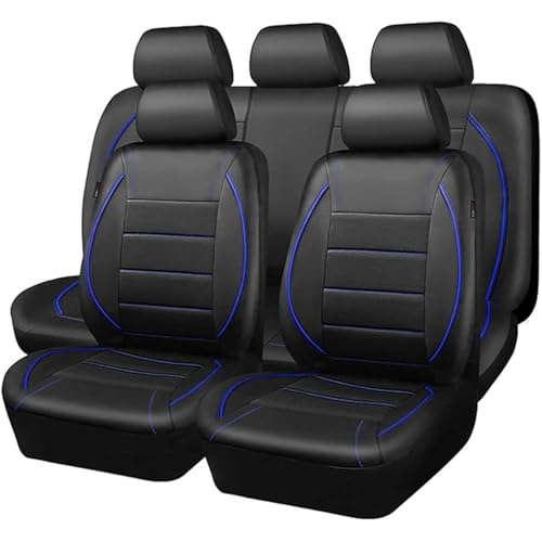 5 Sitzer Auto Sitzbezüge Sets Für Mercedes Benz Classe A W169 Classe A W176 A45 AMG Classe A Classe B W245, Allwetter Vordersitze Und Rückbank Autositz Schonbezug Atmungsaktiv Innenraum Zubehör von WXEXUDIN