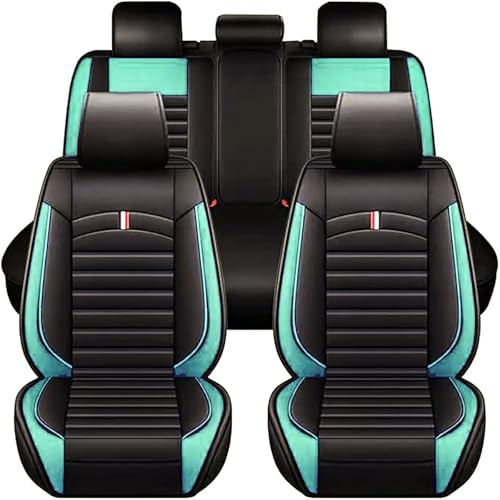 9 Pieces Car Seat Covers Sets For Focus St Mk4 Focus Mk2 S Focus MK2 MK3 MK4 Focus MK2 Sport Focus MK3 Sport, Leather Front And Rear Seat Cushion Waterproof Comfortable Protectors Auto Accessories von WXEXUDIN