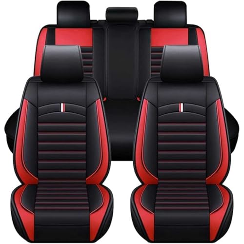 WXEXUDIN 9 Pieces Car Seat Covers Sets for Vauxhall Astra H GTC/Opel-Astra G Fastback, Leather Front and Rear Seat Cushion Waterproof Comfortable Protectors Auto Accessories,Red WXEXUDIN 9 Pieces Car Seat Covers Sets for Vauxhall Astra H GTC/Opel-Astra G Fastback, Leather Front and Rear Seat Cushion Waterproof Comfortable Protectors Auto Accessories,Red von WXEXUDIN