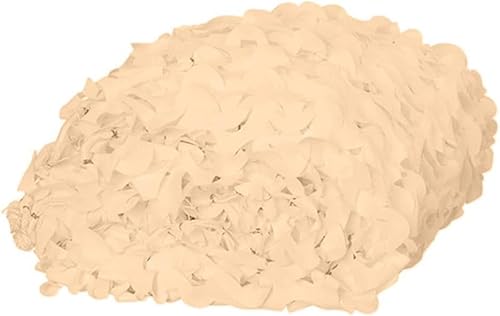 WXF86djl Sonnenschutz Camo Net Camping Mesh Netting Verstecken Abdeckung Schießen Jagd Blind Sonnenschirm Auto Abdeckung Zelt Schatten/Camo Wüste(Beige,2 * 3M) von WXF86djl