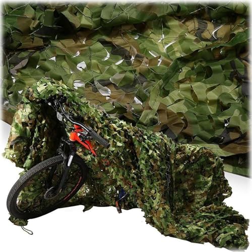 WXF86djl Sonnenschutz Woodland Camo Net Sonnenschutz Camo Netting for Camping Militär Jagd Garten Schießen(5 * 10m) von WXF86djl