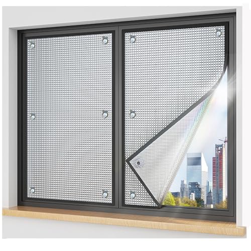 WXGZSKLV Rückstandslose Sichtschutzfolie, Wärmeisolierung Reflektierende Fensterfolie, Sonnenschutz Folie Fenster Innen, Uv-Schutz Dämmfolie für Gewächshäuser(65cm x 100cm) von WXGZSKLV