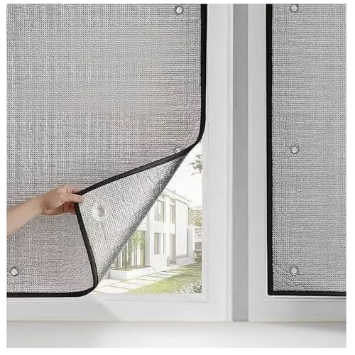 WXGZSKLV Selbstklebend Sichtschutzfolie Mit Saugnapf, Blendschutzfolie Für Fenster UV-Schutz Reflektierende Fensterfolie, Aluminisierte Dachfenster Folie Sonnenschutzfolie Für Garage Haus(110x150cm) WXGZSKLV Selbstklebend Sichtschutzfolie Mit Saugnapf, Blendschutzfolie Für Fenster UV-Schutz Reflektierende Fensterfolie, Aluminisierte Dachfenster Folie Sonnenschutzfolie Für Garage Haus(110x150cm) von WXGZSKLV