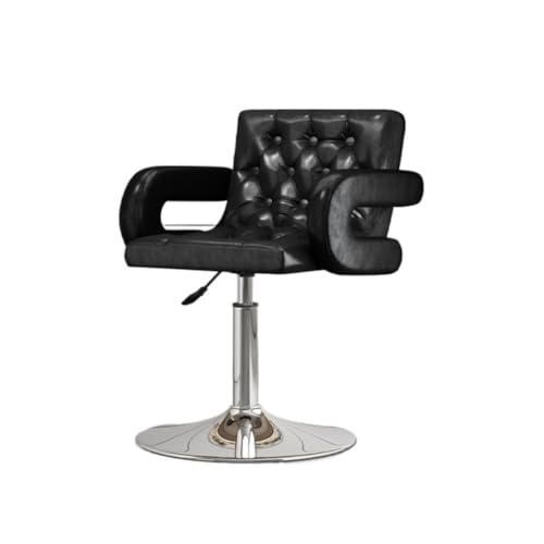 WXHQF Bar StüHle Stuhl Pinhui Bar Sessellift Stuhl Modern Einfach Hoher Hocker Hohe Rückenlehne Barhocker Bar Rezeption Home Hocker Bar Chair (Color : Black, Size : A) von WXHQF