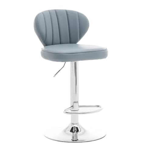 WXHZHQ Bar StüHle Bar Stuhl Heben Und Drehen Moderne Einfache Hause Rückenlehne Licht Luxus Mode Hohe Stuhl Bar Stuhl Barhocker Bar Chair (Color : Blue, Size : B) von WXHZHQ