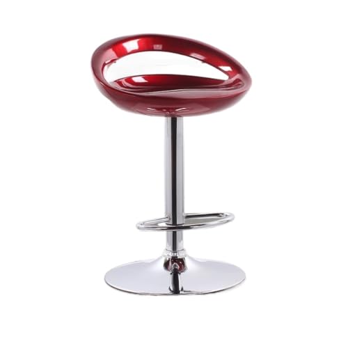 WXHZHQ Bar StüHle Barstuhl, moderner minimalistischer Barstuhl, Liftstuhl, Kassierer, Theke, hoher Hocker, Rezeption, hoher Hocker, Home-Bar, Barhocker Bar Chair (Color : Red, Size : A) von WXHZHQ