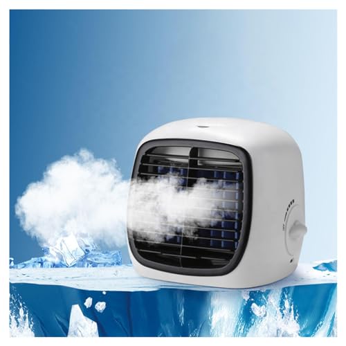 Kleines Klimagerät, Drei Geschwindigkeiten 90°Oszillation Klimaanlage für Büro, Robust und Langlebig Mobile Klimageräte Air Cooler für Schlafzimmer,Heimbüro,Outdoor-Nutzung von WXJHNYBS