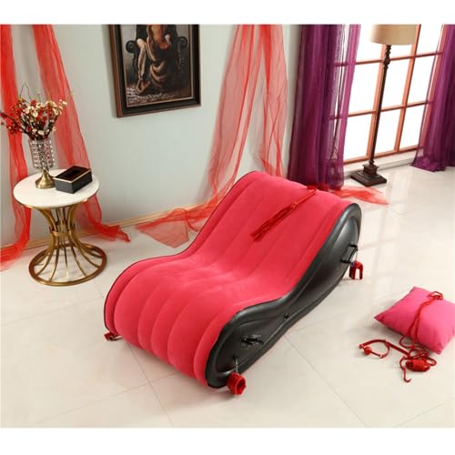 WXJHNYBS Aufblasbares Sofa in S-Form Tragbar -ShaF8Y von WXJHNYBS
