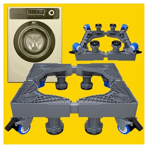 WXJHNYBS Basis Für Waschmaschine 8 Tragende Säulen Waschmaschinenständer Mit Rädern Stark Und Robust Waschmaschinensockel Mit Rädern Kühlschrank,4Beine-4Rollen WXJHNYBS Basis Für Waschmaschine 8 Tragende Säulen Waschmaschinenständer Mit Rädern Stark Und Robust Waschmaschinensockel Mit Rädern Kühlschrank,4Beine-4Rollen von WXJHNYBS