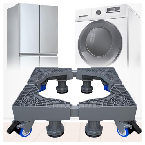 WXJHNYBS Waschmaschinen Untergestell Mit Rollen Entfernbarer Ständer Waschmaschinen Untergestell Mit Rollen Dämpfung Waschmaschinen Untergestell Kühlschrank,4Beine-4Rollen WXJHNYBS Waschmaschinen Untergestell Mit Rollen Entfernbarer Ständer Waschmaschinen Untergestell Mit Rollen Dämpfung Waschmaschinen Untergestell Kühlschrank,4Beine-4Rollen von WXJHNYBS