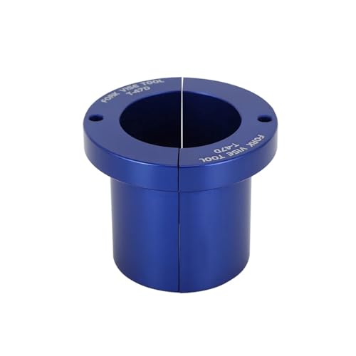 Motorrad Universal Stoßdämpfer Gabel Schraubstock Werkzeug Vorne Poliert Stange Halten Clamp Lenker for KTM for Yamaha for Honda for Suzuki(Blue) von WXJOZDS