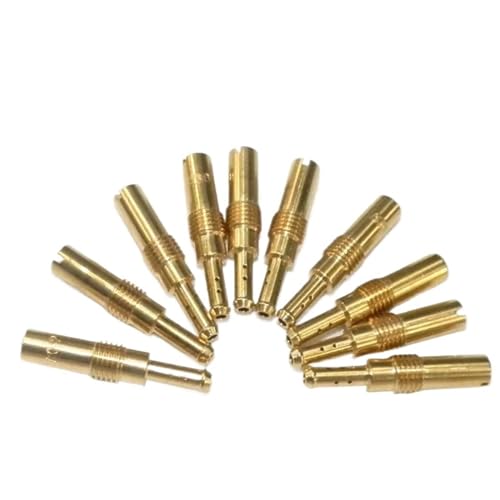 WXJOZDS 10 stücke for Pilot Jet Slow Jet 6mm for Motorrad for GY6 Vergaser PWK for Keihin PE CVK FCR PWM PJ CBR CR N424-21 for OKO CVK Injektor Düse(32-55) von WXJOZDS