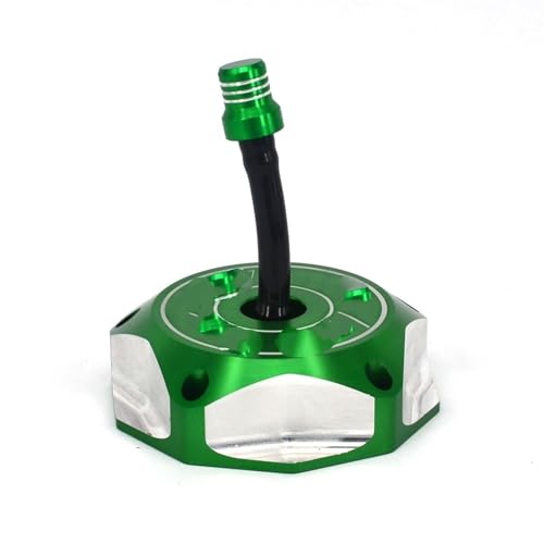 WXJOZDS Billet CNC Gas Kraftstoff for Tankdeckel for Yamaha YZ85 YZ125 YZ250 YZ250F YZ125X YZ450F YZ250X YZ400F YZ426F WR250F WR450F Motorrad(Green) von WXJOZDS