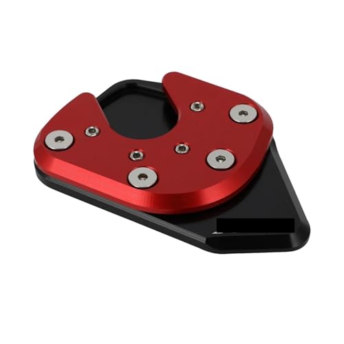 WXJOZDS Fußseitenständer-Pad Ständerverlängerungs-Stützplatte for Honda XADV750 X-ADV750 NC750X NC750 X 2017-2020 for Motorradteile(Red) von WXJOZDS
