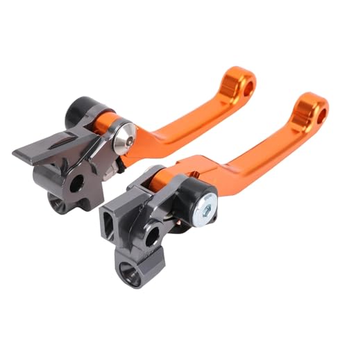 WXJOZDS Motorrad 2022 CNC Kupplung Bremshebel for KTM EXC EXCF for SECHS Tage EXCR XC XCF XCW XCFW SX SXF 125 144 150 200 250 300 350 450 500(Orange) von WXJOZDS
