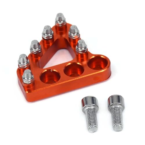 WXJOZDS Motorrad CNC Hinten Bremspedal Schritt Tipps for KTM 125 150 250 350 450 530 690 950 990 SX EXC XCF XC XCW for XCFW for Adventure for Duke(Orange) von WXJOZDS