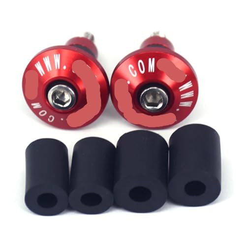 WXJOZDS Motorrad CNC Lenker Lenkerenden Stecker for KTM for Duke EXC EXCF XC XCF XCW XCFW MX EGS SX SXF SXS SMR 125 250 350 450 530(Red) von WXJOZDS