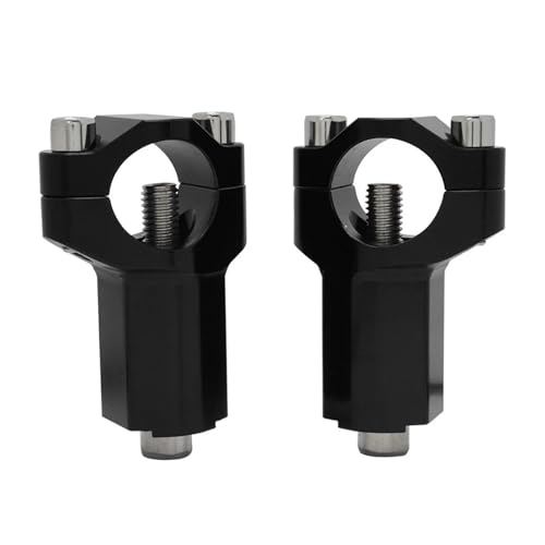 WXJOZDS Motorrad CNC Lenker Steigleitungen Fett Griff Bar Clamp for KTM SX SXF EXC EXCF XCW XCFW 125 150 250 350 450 530 2000-2022(Black) von WXJOZDS