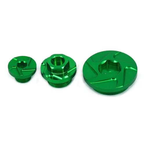 WXJOZDS Motorrad CNC Motorsteuerungskappen Öleinfüllschraube Kurbelgehäuseabdeckung for Kawasaki KX250F 11-16 KX450F 09-16 KLX450R 08-15 KX250 19 von WXJOZDS