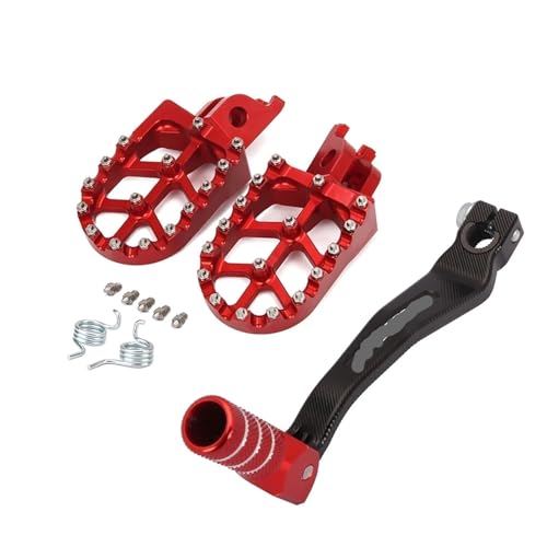 WXJOZDS Motorrad Fuß Getriebe Shift Pedal Shifter Bremshebel Fußrasten for Honda CRF250L CRF250M CRF 250 300 LM CRF300L for Rally(Set) von WXJOZDS