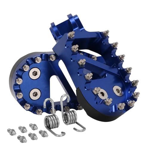 WXJOZDS Motorrad Fußrasten Fußrasten Fußrasten Pedale Ruht for KTM SX XC SXF XCF XCW EXC SMC 125 150 250 300 350 400 450 530 for Supermoto(Blue) von WXJOZDS