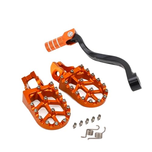 WXJOZDS Motorrad Getriebe Shift Fußhebel Fußrasten Fußrasten Fußrasten Pedale for KTM SX EXC EXCF SXF XCF 250 300 350 2016 2017-2022(Set) von WXJOZDS