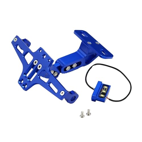 WXJOZDS Motorrad Kennzeichen Halterung Halter for Honda CB 599 919 400 CB600 for Hornet CBR 600 F2 F3 F4 F4i 900RR 250 VTR 250 MSX(Blue) von WXJOZDS