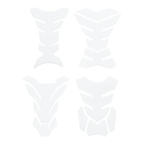 WXJOZDS for Universal Motorrad Transparent Klar for Tank Pad Protector Decals for Kawasaki for Honda for Yamaha for Suzuki for Fishbone Motorrad(Model B) von WXJOZDS