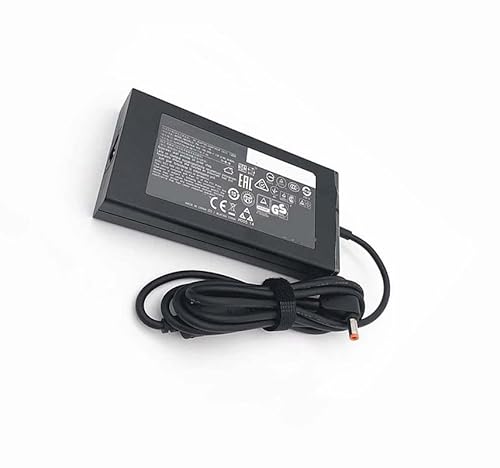 WXKJSHOP 135W 19V 7.1A Ersatz Adapter Kompatibel mit ADP-135KB T 5.5mm Orange Tip Nitro 5 AN515-53 Series N17C1 VN7-591G Aspire VN7-591, M52391 von WXKJSHOP