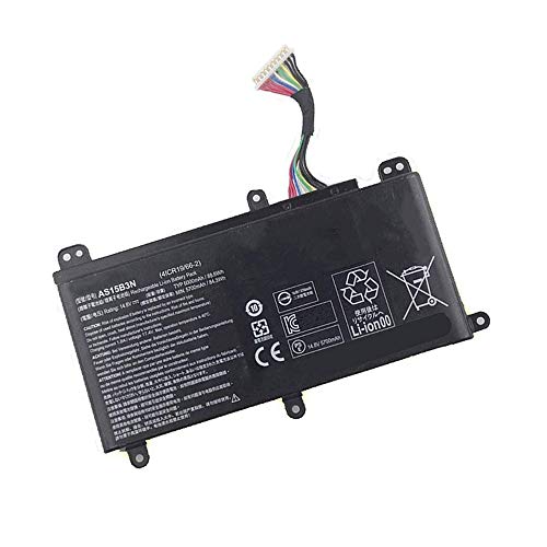 WXKJSHOP AS15B3N Ersatz Akku kompatibel mit Predator 15 G9-591 G9-591G G9-592 G9-592G Predator 17 G9-791 G9-791G G9-792 G9-792G 17X GX-791 4ICR19/66-2 14.8V 5700mAh WXKJSHOP AS15B3N Ersatz Akku kompatibel mit Predator 15 G9-591 G9-591G G9-592 G9-592G Predator 17 G9-791 G9-791G G9-792 G9-792G 17X GX-791 4ICR19/66-2 14.8V 5700mAh von WXKJSHOP