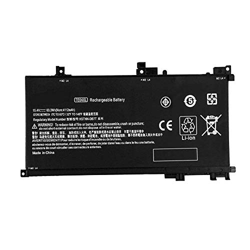 WXKJSHOP Ersatz Akku kompatibel mit HP Omen 15-AX200 15-AX206NA 15-AX206NS 15-AX207NA 15-AX207NS 15-AX208NA 15-AX208TX 5-AX289NZ TE04XL TE04 905175-271 HSTNN-DB7T von WXKJSHOP