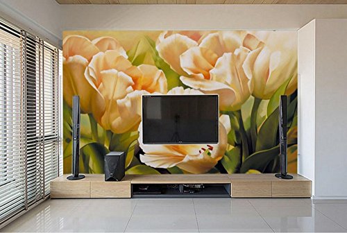 Wxlsl Benutzerdefinierte 3D Fototapete Tulpe Ölgemälde Tapete Küche Wohnzimmer Schlafzimmer Tv Tapete Moderne Malerei Wandbild-250Cmx175Cm Wxlsl Benutzerdefinierte 3D Fototapete Tulpe Ölgemälde Tapete Küche Wohnzimmer Schlafzimmer Tv Tapete Moderne Malerei Wandbild-250Cmx175Cm von WXLSL