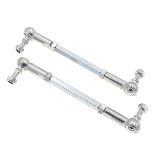 WXOSET 1 Paar 90 100 105 115 125 130 145 155 165mm M8 Kugelgelenk Lenkung Bar Bolzen Spurstange Kits for 49cc Mini Chinesische ATV Quad Bike(145mm) von WXOSET