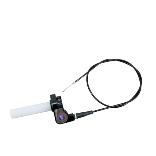 WXOSET 7/8 "Gasgriff Twist Quick Action Gas Gasgriff Begleichen Mit Kabel for Motorrad Moped Roller Fahrrad 50cc 125cc 150cc M10 * 1,5(Plastic 1set) von WXOSET