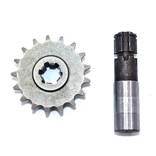 WXOSET T8F Kupplung Trommel Getriebe Kettenrad Achse Fit 33cc 43cc 49cc Motor 11 14 17 20 Zahn Getriebe Box for Scooter Mini Bike(D) von WXOSET