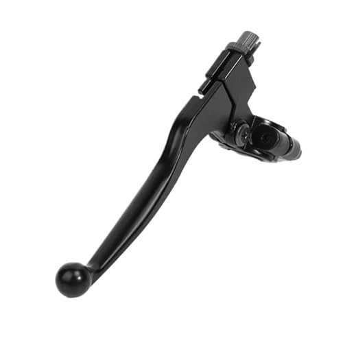 WXOSET Universeller 7/8 "22 mm Klappbremskupplungsgriff, linke Kupplungshebelstange einstellbar, kompatibel mit Motorrad-Geländefahrzeugen, ATV-Allradfahrzeugen(Black) von WXOSET