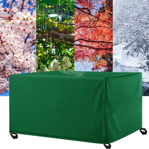 Abdeckplane für Gartenmöbel /LxWxH wasserdichte Schutzhülle Gartentisch, Lounge Abdeckung, Staubfest Anti- UV Reißfest Abdeckplane für Rattanmöbel, Terrassenmöbel, Rechteckig Wetterschutz Abdeckplane von WXQOZLY